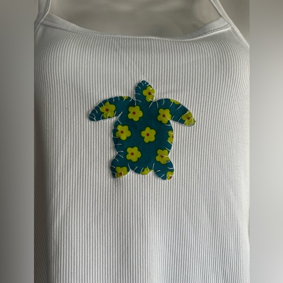 Hand Sewn Turtle Tank Top - Picture 2 of 2